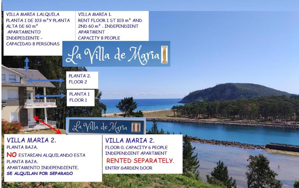 La Villa De Maria I Playa Beach El Puntal Asturias Villaviciosa  Exterior foto