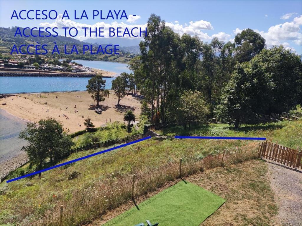 La Villa De Maria I Playa Beach El Puntal Asturias Villaviciosa  Exterior foto